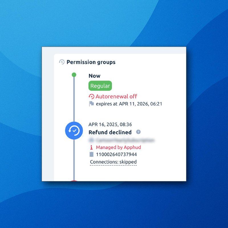 Фича Apphud для уменьшения рефандов