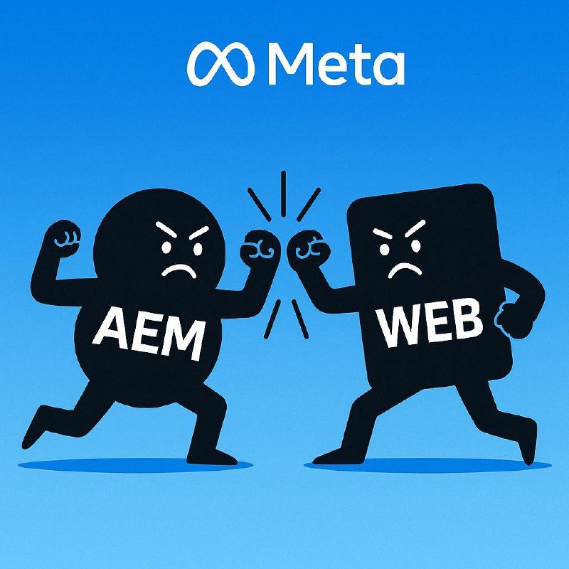 AEM против веб-кампании в Meta.