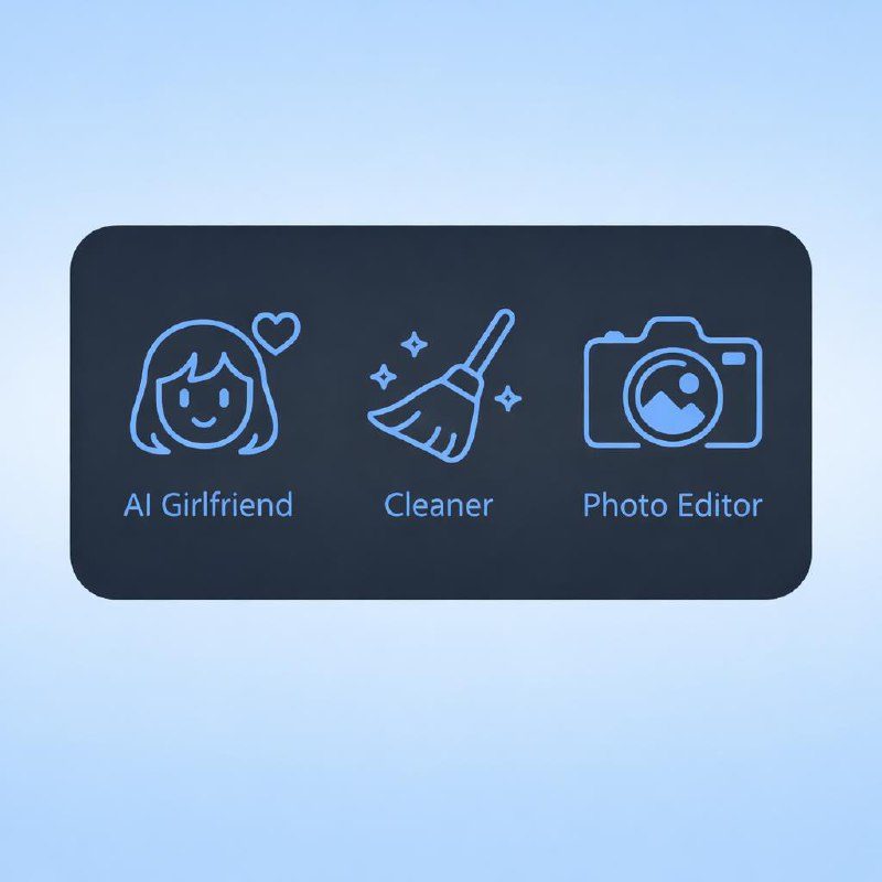 Анализ ниш iOS: AI Girlfriend, Cleaner, Photo Editor